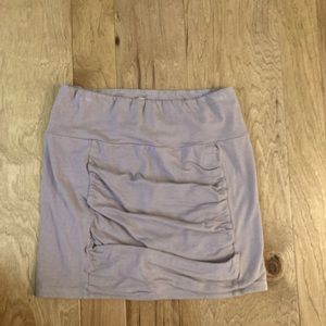 Free people ruched mini skirt